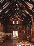 Along the length of Lady Waterford Hall, Scottish Borders